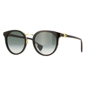 New GUCCI Black Round GG1181SK 001 Sunglasses Women